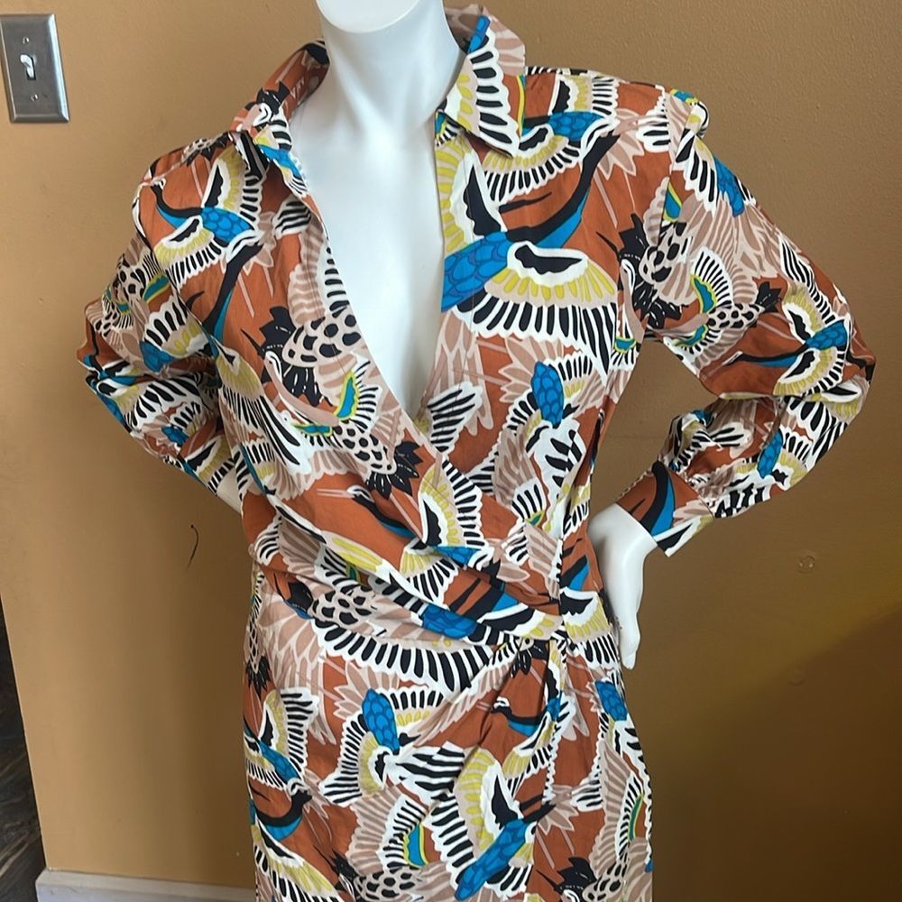 TEREA Women's Raina Draped Crossover Maxi Dress Size Small - Picture 16 of 16